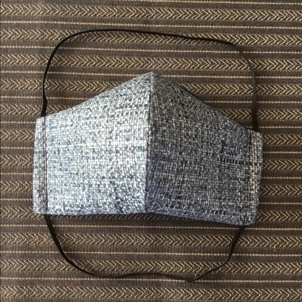 Tweed Pattern Face mask made in USA washable New